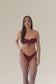 Lili – Haut de maillot bandeau| Paprika - Culs Salés – Maillots de bain échancrés éco-responsables