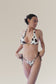 Iris – Haut de maillot triangle | Peau de vache - Culs Salés – Maillots de bain échancrés éco-responsables