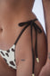 Cassie – Bas de maillot échancré vache | Peau de vache - Culs Salés – Maillots de bain échancrés éco-responsables